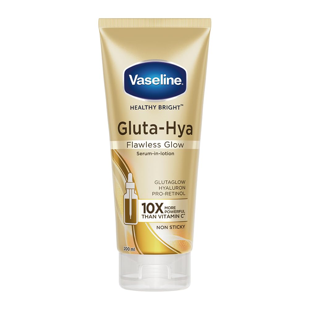 Vaseline Gluta-Hya Flawless Glow Lotion – Brightening & Smoothening Care for Face & Body VASELINE