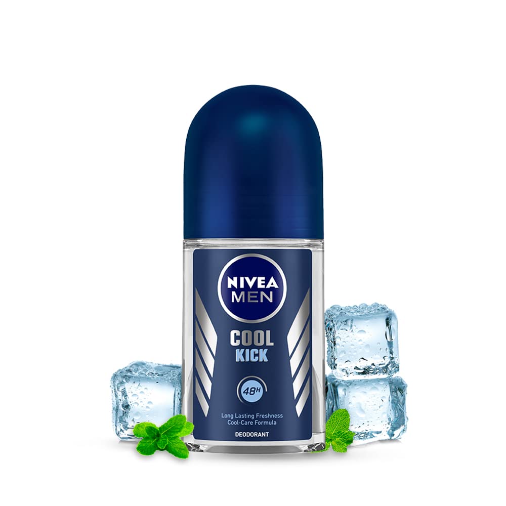 NIVEA MEN Deodorant Roll On, Cool Kick, 50ml NIVEA