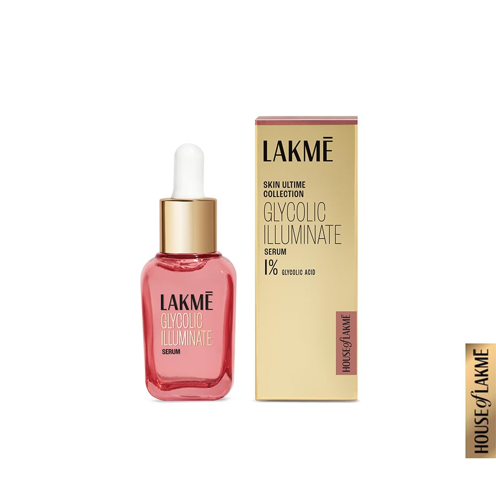Lakme Glycolic Illuminate Serum with 1% Glycolic Acid, 15ml Lakme