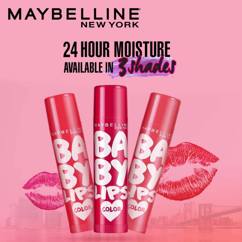 Maybelline New York Baby Lips Color Lip Balm with SPF 11 Up To 24H Moisture Beauty Bumble