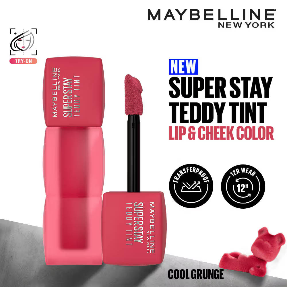 Maybelline New York Superstay Teddy Tint, Lip and Cheek Color, Beauty Bumble