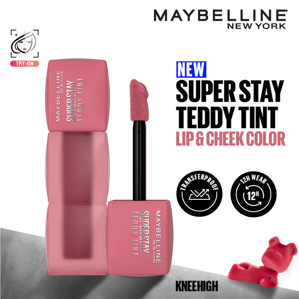 Maybelline New York Superstay Teddy Tint, Lip and Cheek Color, Beauty Bumble