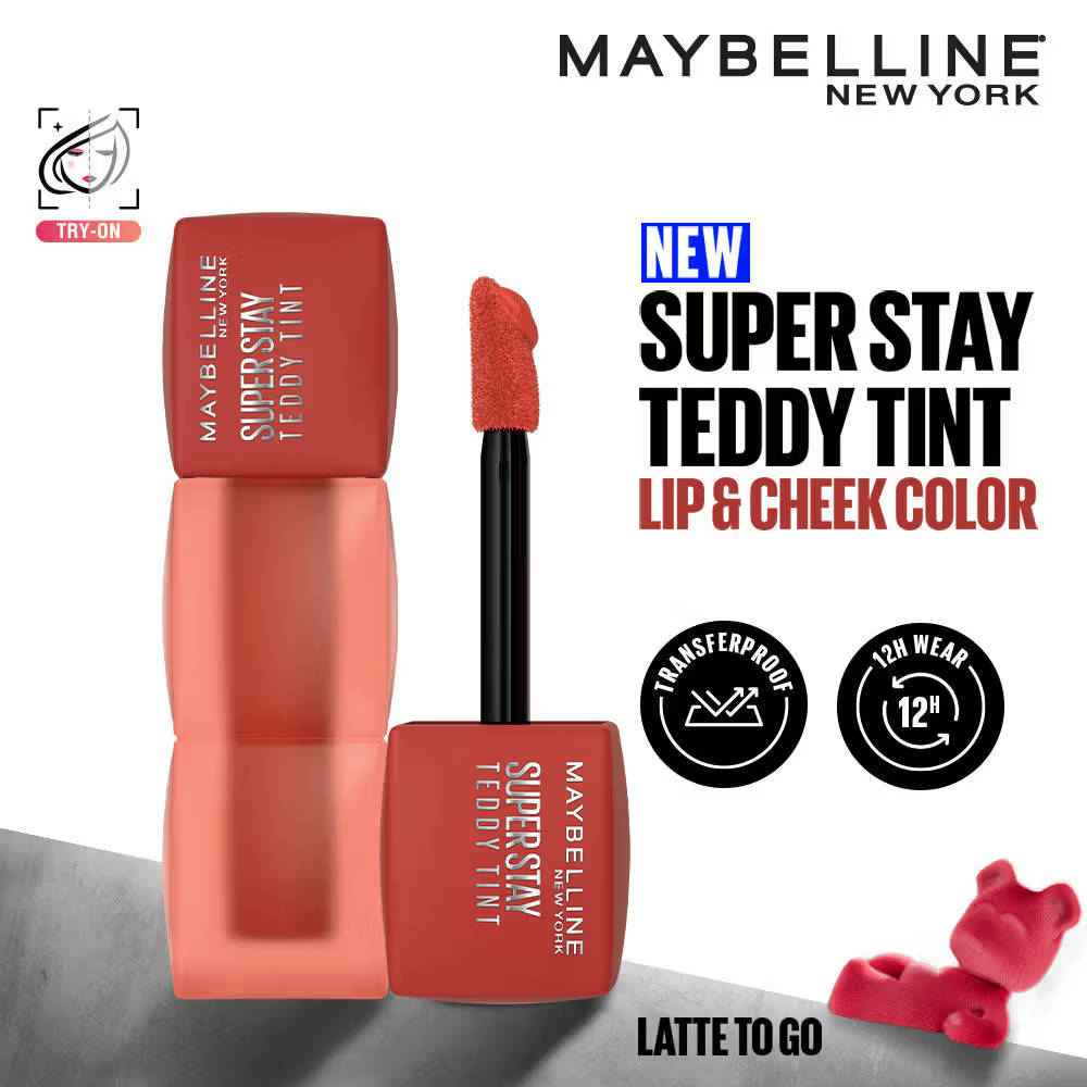 Maybelline New York Superstay Teddy Tint, Lip and Cheek Color, Beauty Bumble