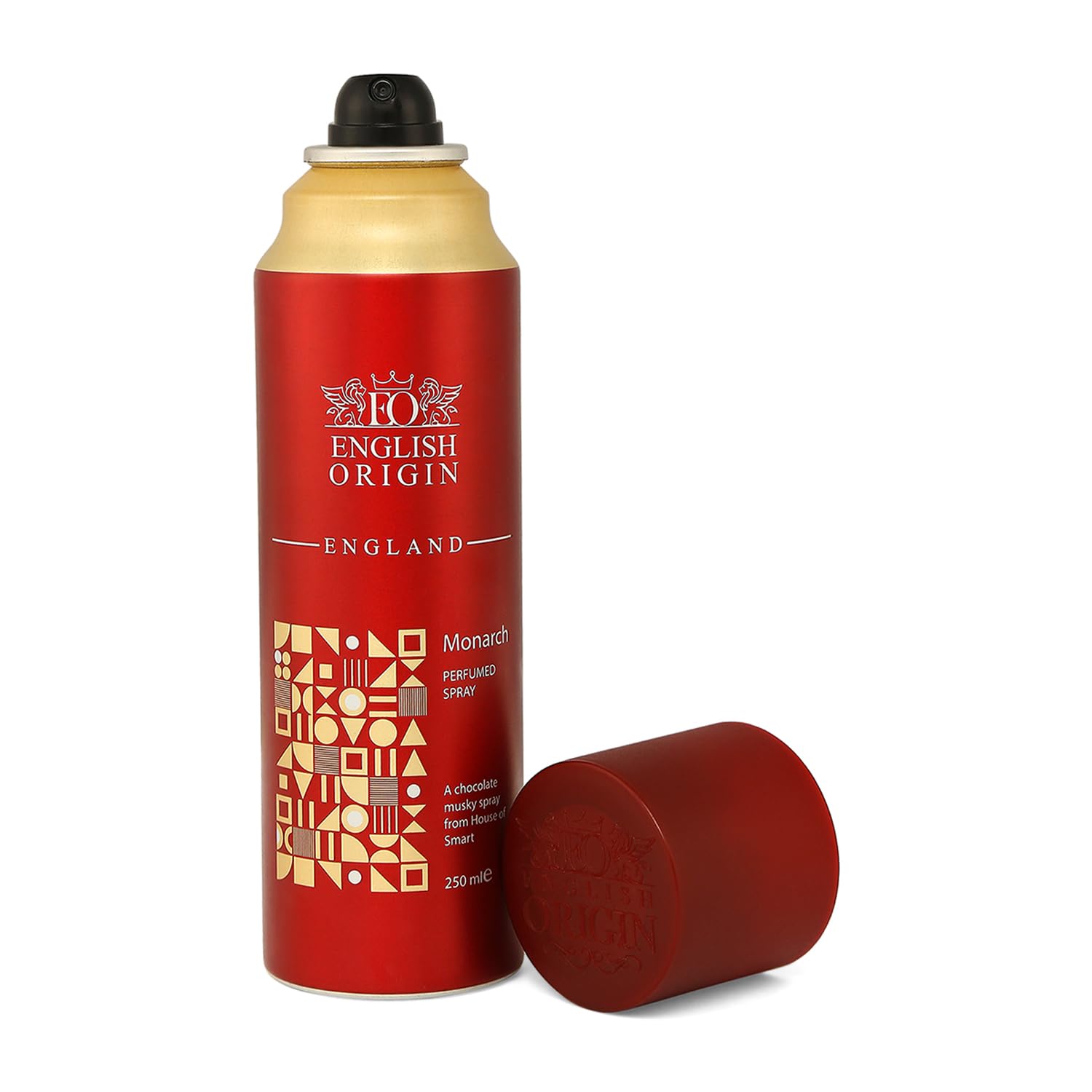 ENGLISH ORIGIN England | Chocolate, Musky Deodorant | Long Lasting Spray | Monarch Perfumed Spray 250Ml ENGLISH ORIGIN