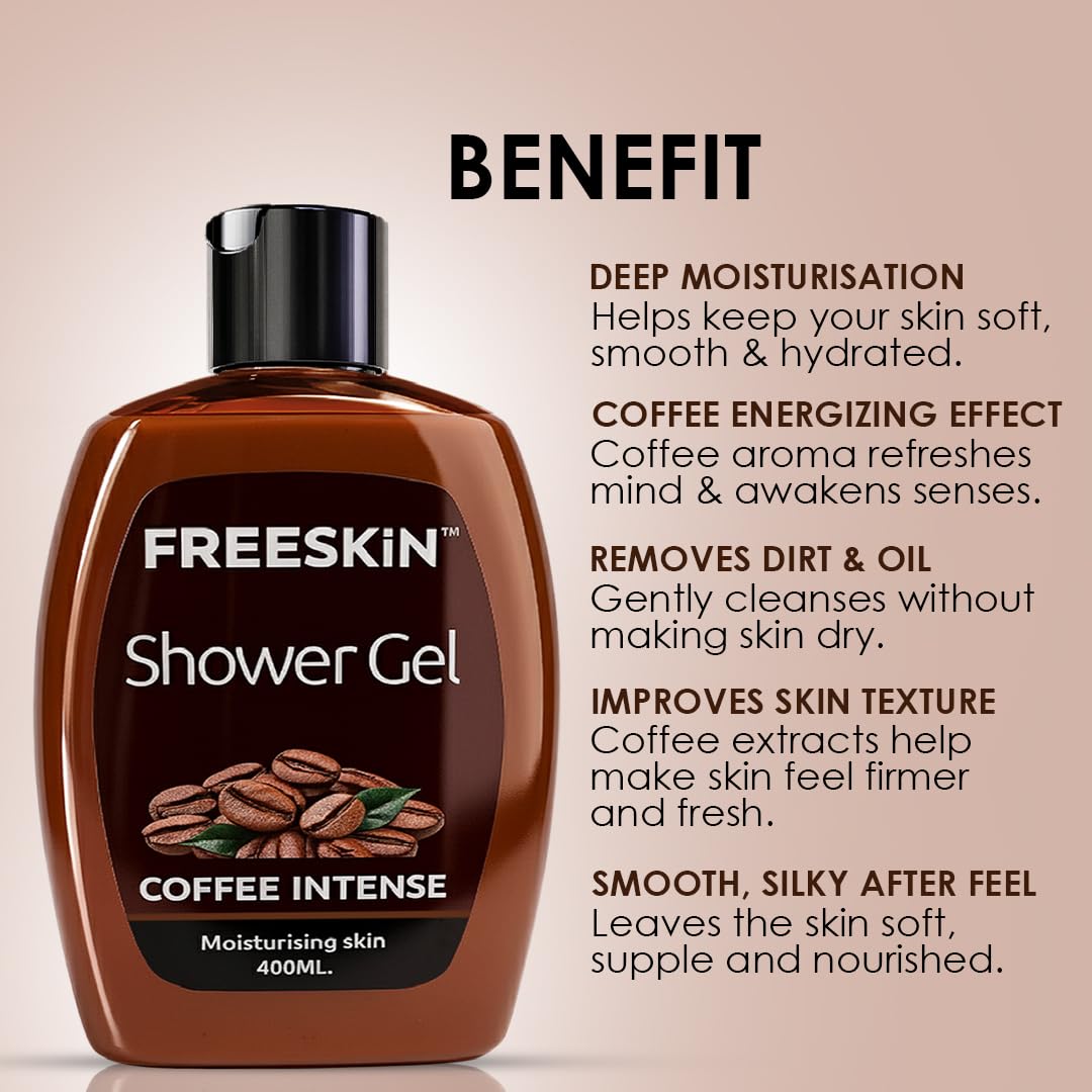 Freeskin Coffee Intense Shower Gel 400ML freeskin