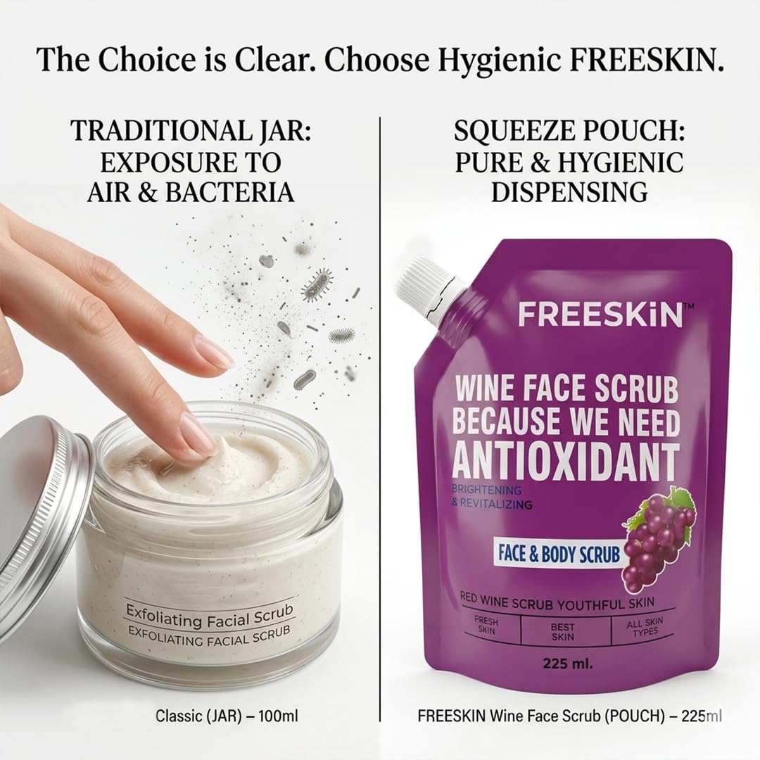 Freeskin Redwine Scrub 225ML freeskin