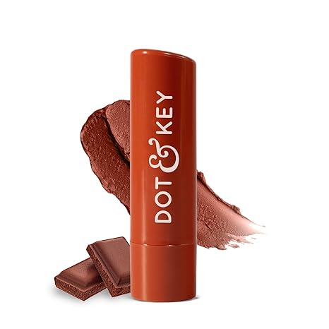 Dot & Key Barrier Repair Hydrating Lip Balm SPF 50 | Cocoa Nude | Medium Tinted | 4.5 gm Dot