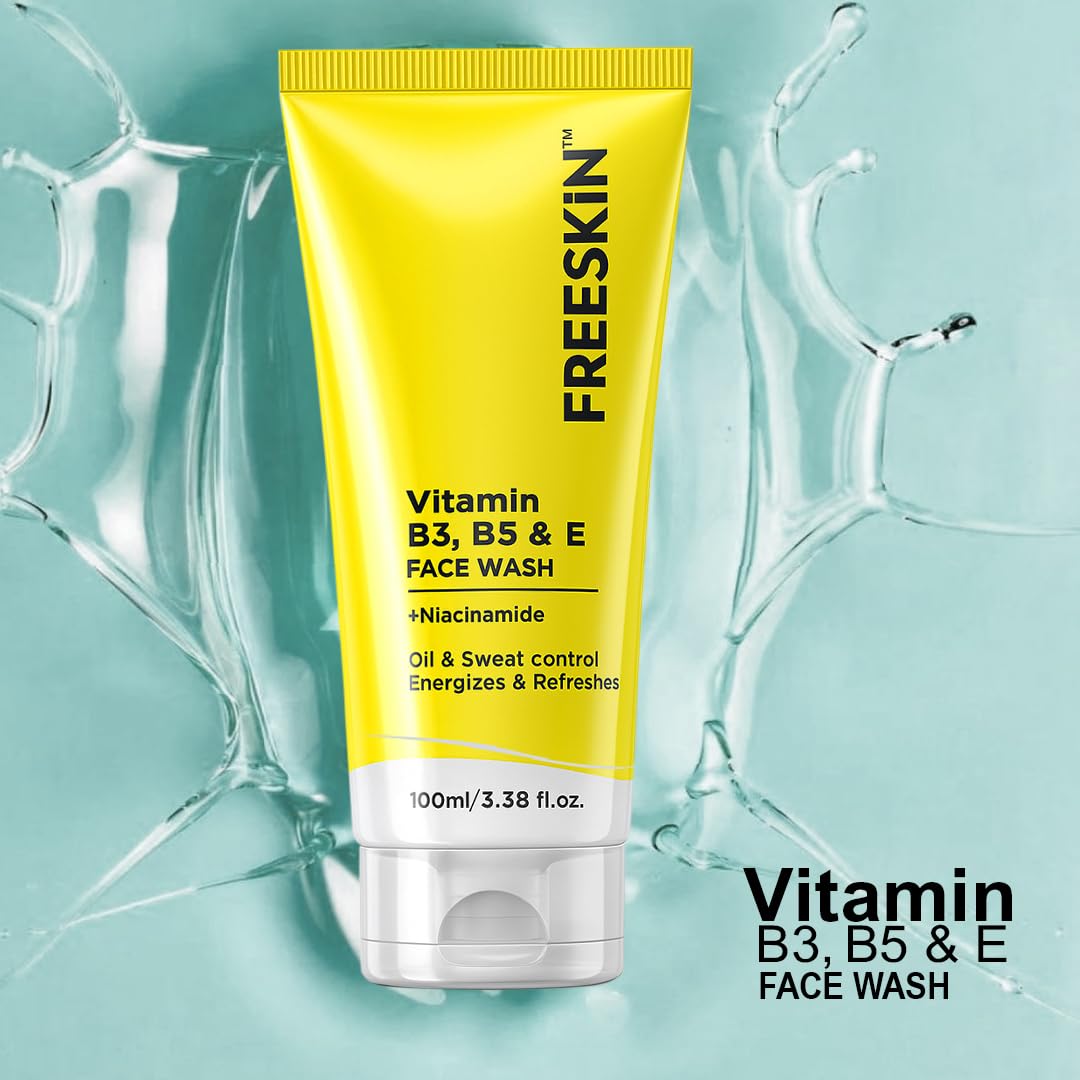 Freeskin Vitamin B3 B5 & E Face Wash 100ML freeskin