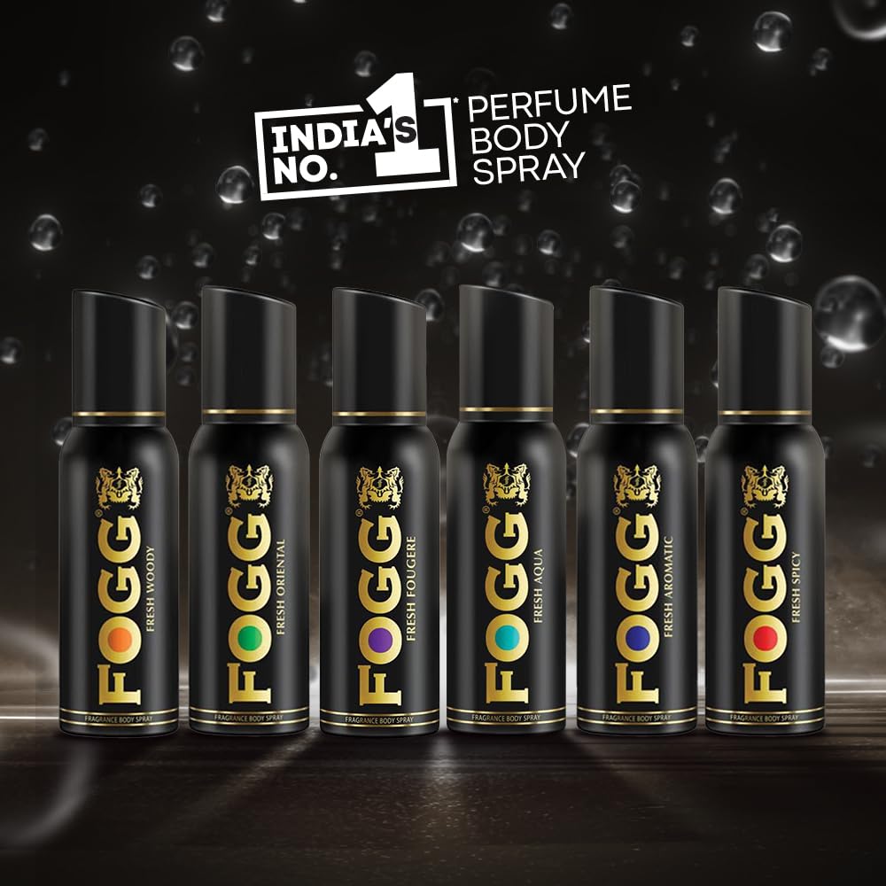 Fogg Fresh Deodorant Woody Black Series For Men, 120ml Beauty Bumble