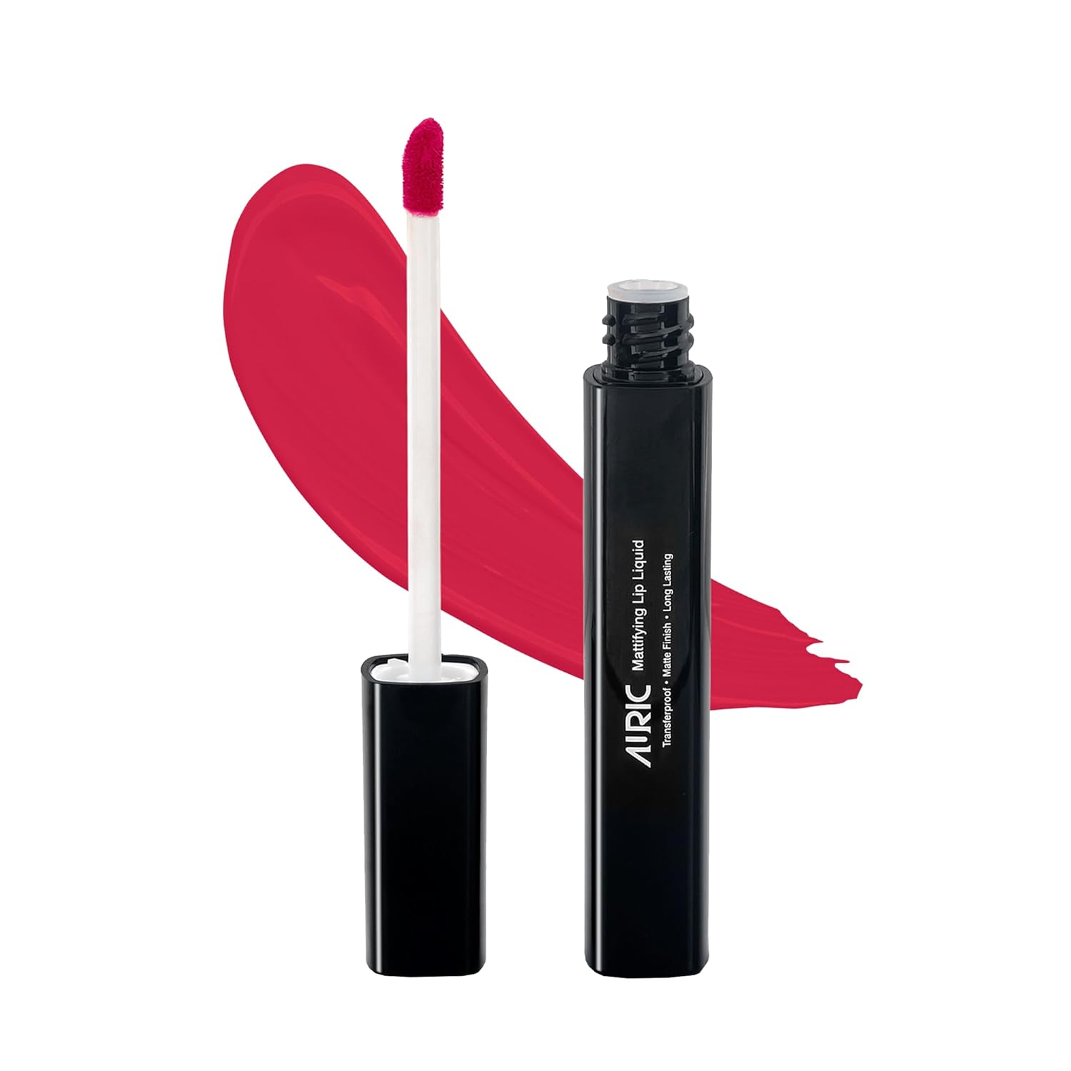 Auric Mattifying Lip Liquid 4ml | Transferproof, Matte Finish, Long Lasting | Infused with Glycerine & High-Density Pigments | Paraben Free BEAUTY BUMBLE