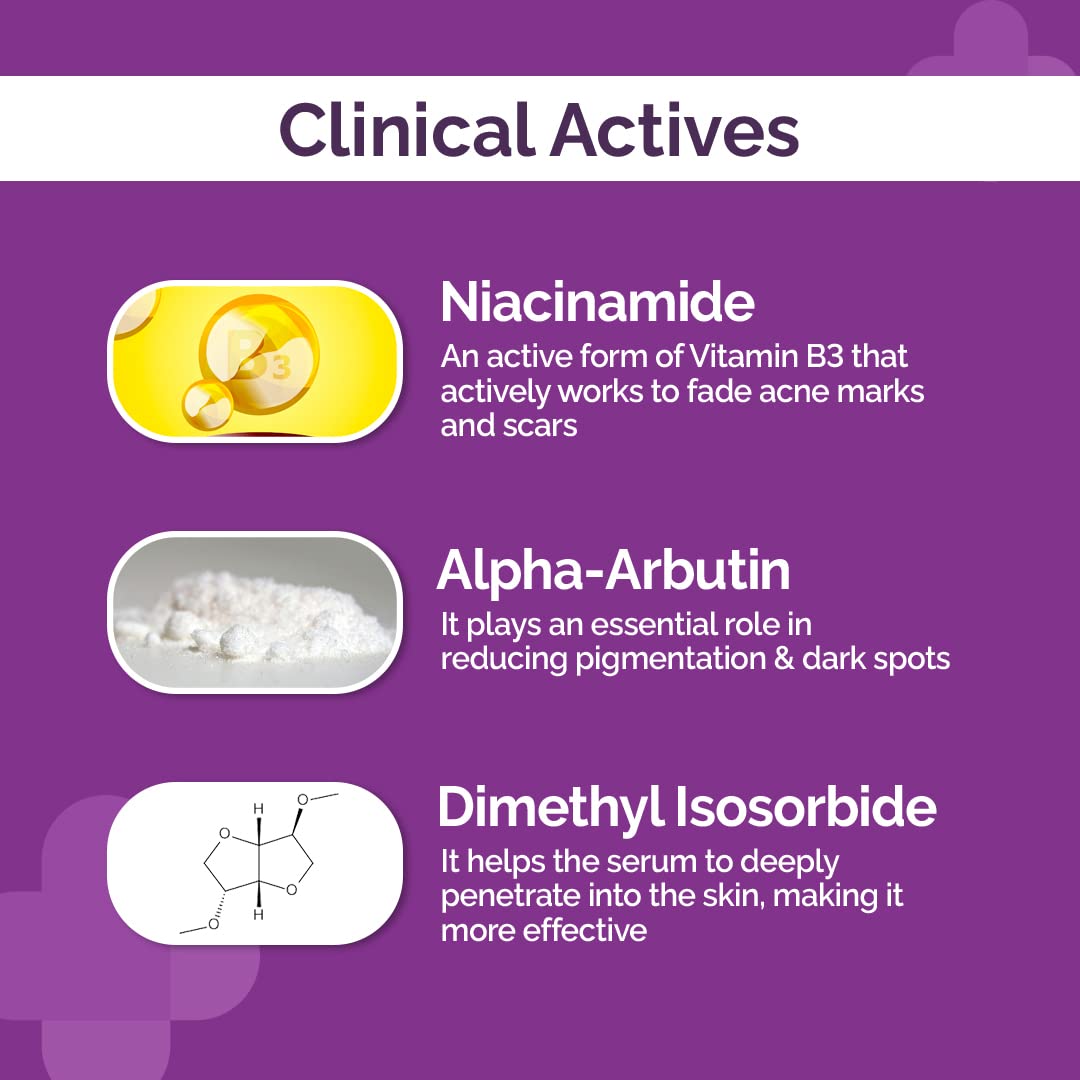 The Derma Co 5% Niacinamide Daily Face Serum with Alpha Arbutin & Multivitamin for Clear & Spotless Skin - 30ml BEAUTY BUMBLE