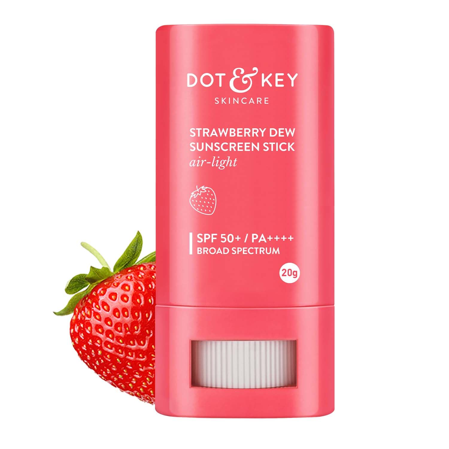 DOT & KEY Strawberry | Dew Sunscreen | Stick On-The-Go Spf 50 Pa+++ | 20G Dot & Key