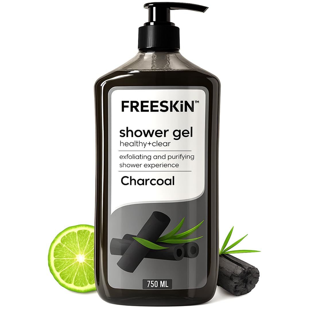 Freeskin Charcoal Shower Gel 750ML freeskin
