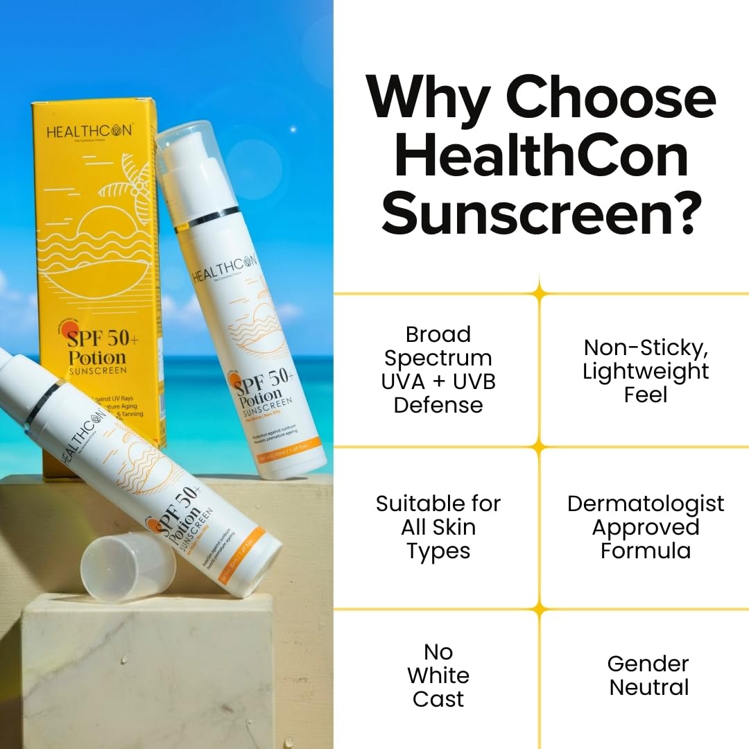 HEALTHCON SPF 50+ Potion sunscreen 50ml Beauty Bumble