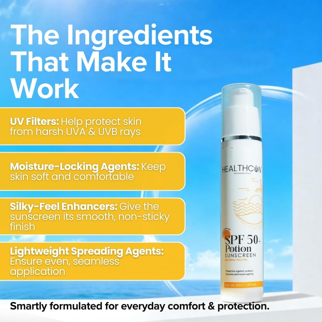 HEALTHCON SPF 50+ Potion sunscreen 50ml Beauty Bumble