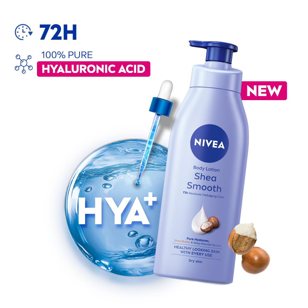 Nivea Shea Smooth Body Lotion Dry Skin 400Ml NIVEA