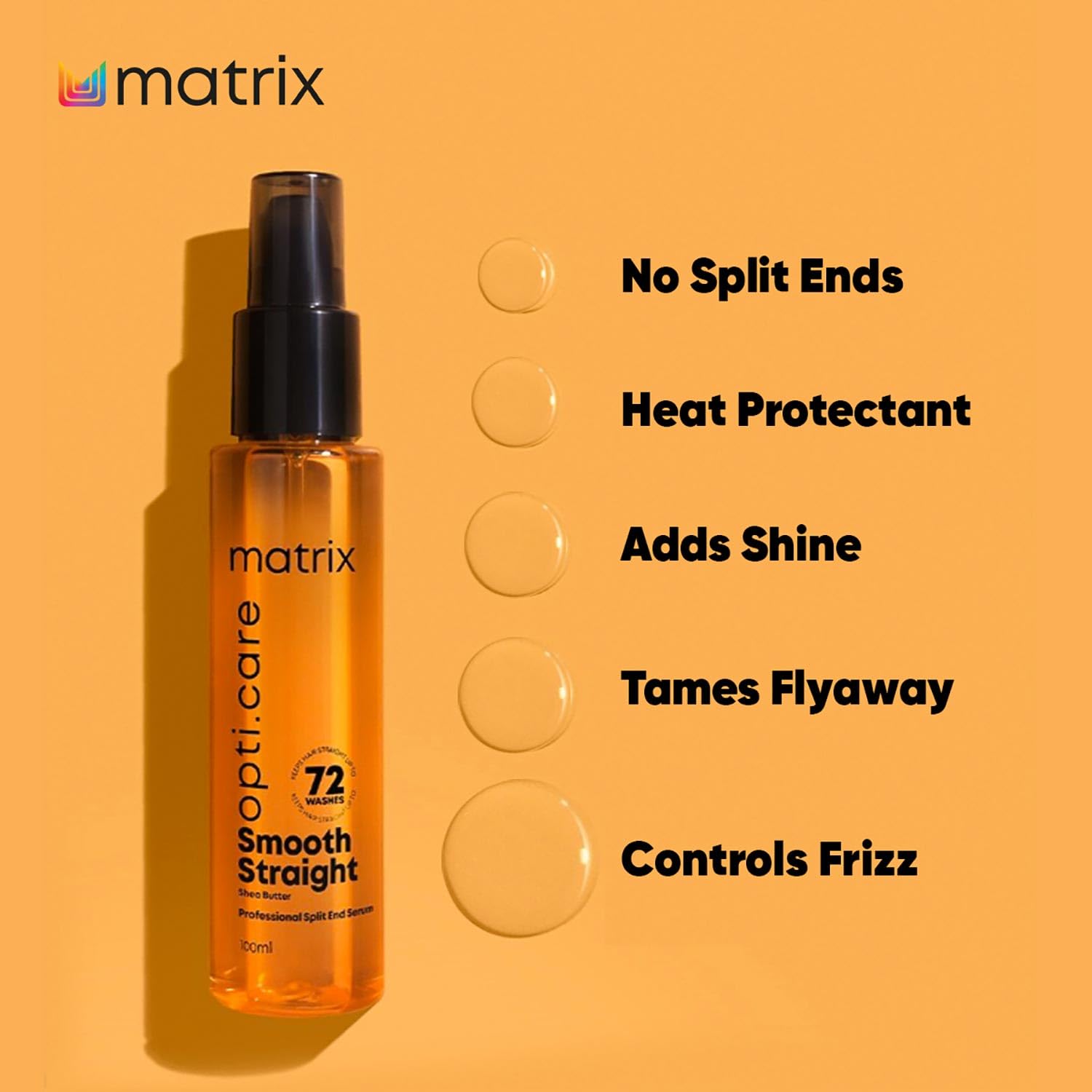 MATRIX  Opticare Smooth Straight Split End Hair Serum - 100 ML Matrix Biolage