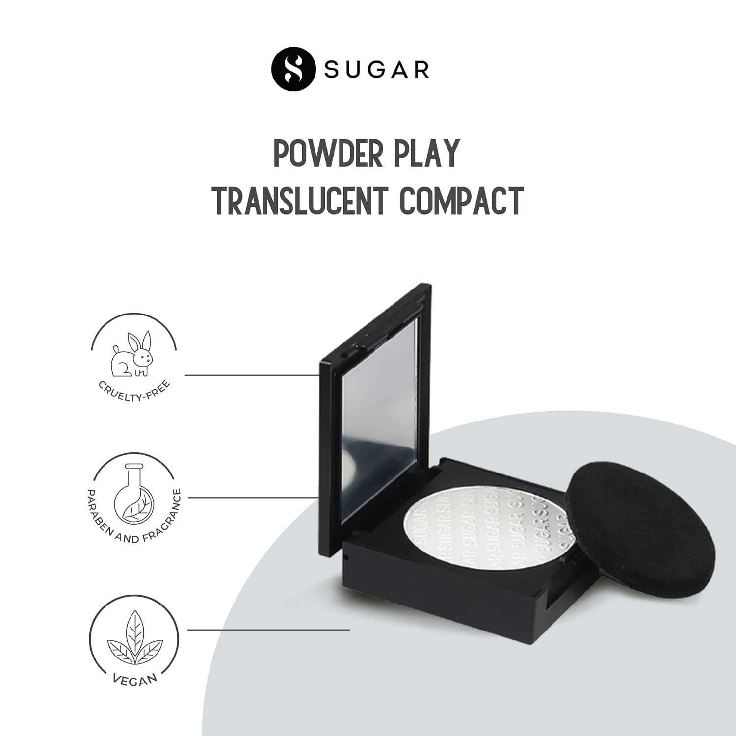 SUGAR Powder Play Translucent Compact TC 6g SUGAR