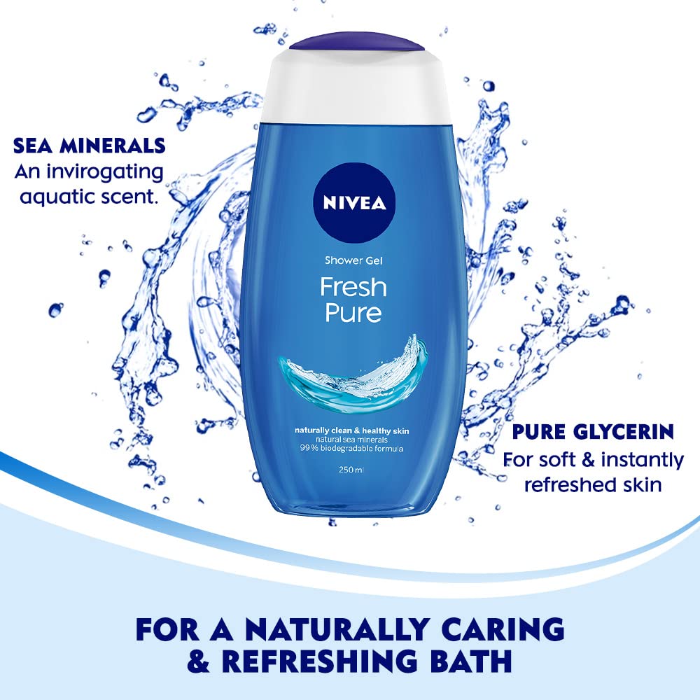 NIVEA Fresh Pure shower Gel, 250ml NIVEA