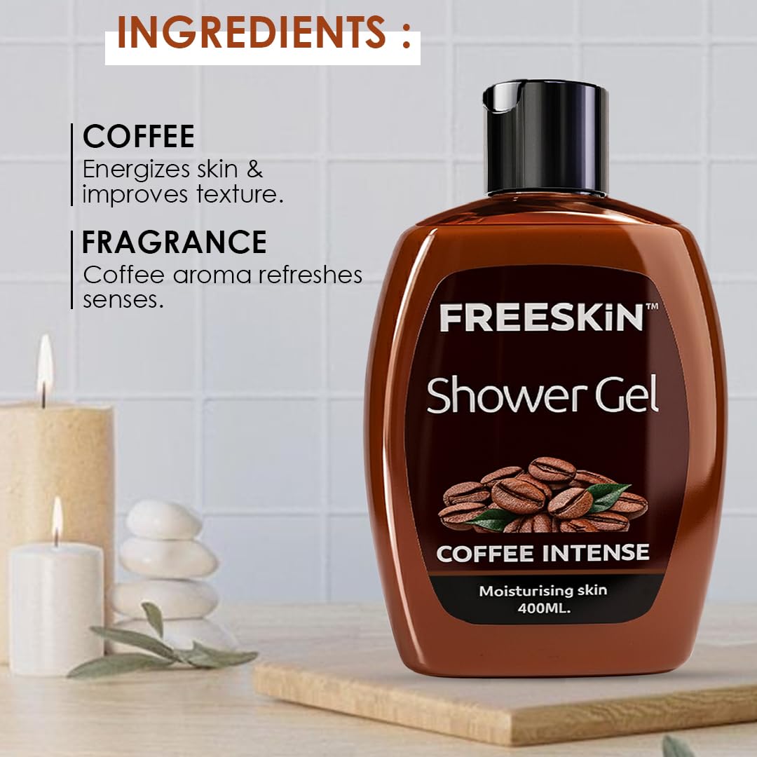 Freeskin Coffee Intense Shower Gel 400ML freeskin