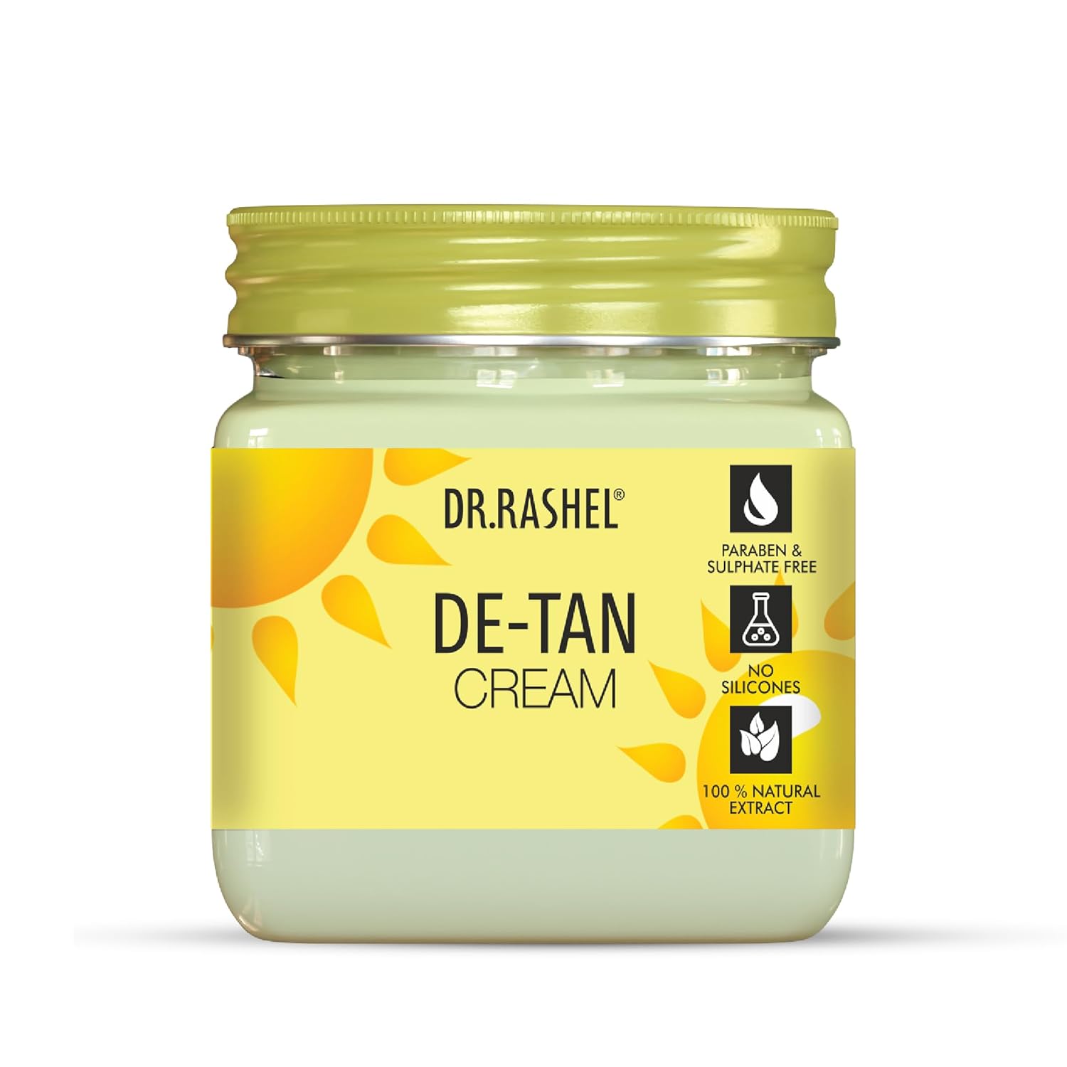 DR.RASHEL De-Tan Face Cream For Women and Men (380 Ml) | All Skin Types |Soft and Healthy Skin | Repairing & Nourishment | Deep Hydration & Moisturization | 100% Vegan | Paraben Free Dr. Rashel