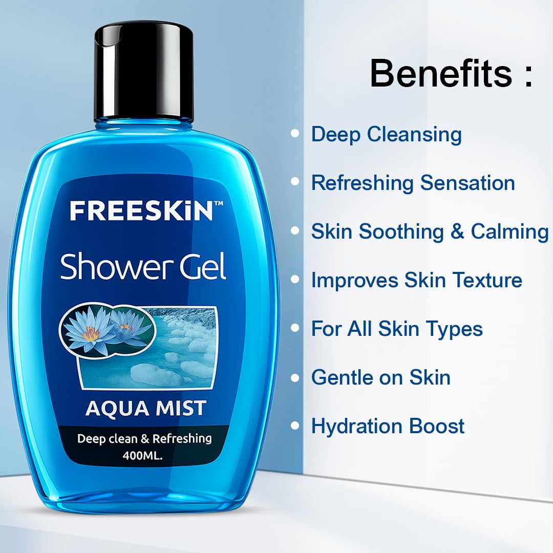 Freeskin Aqua Mist Shower Gel 400ML freeskin