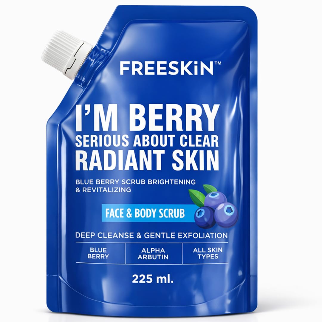 Freeskin Blue Berry Scrub 225ML freeskin