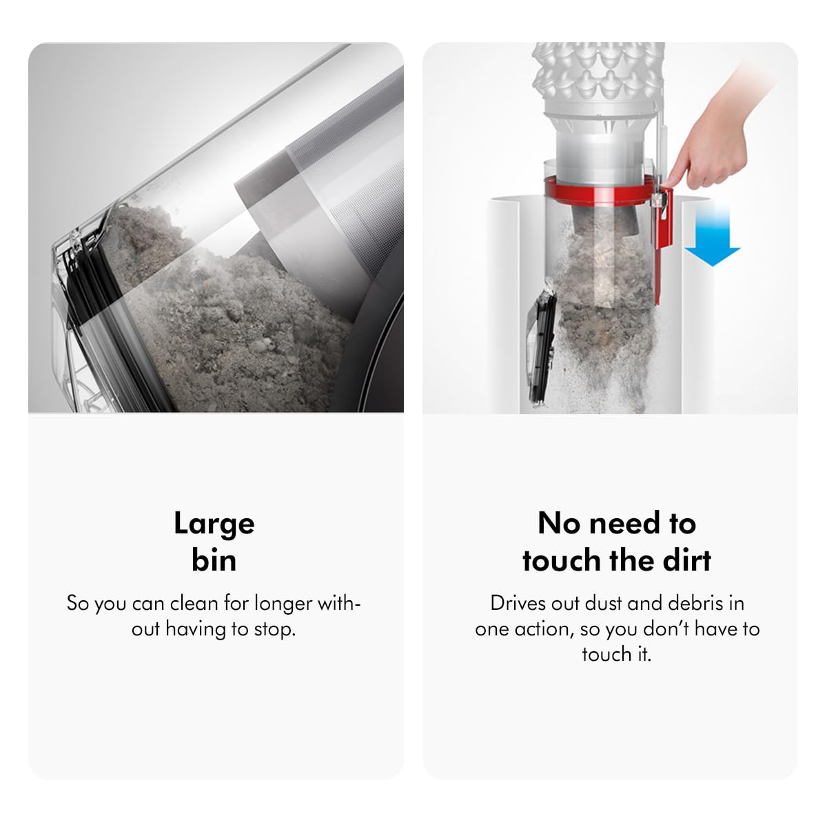 Dyson Big Ball bagless Vacuum Cleaner | India's only Vacuum Cleaner with 5 Year Warranty | No overheating | Whole-Home deep Cleaning | 1.6L Large bin and 22ft Long Cord with auto Cord rewinding Dyson