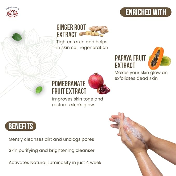 MITCHELL Age Less Papaya Brightening Cleanser Facial Wash 200 ml MITCHELL