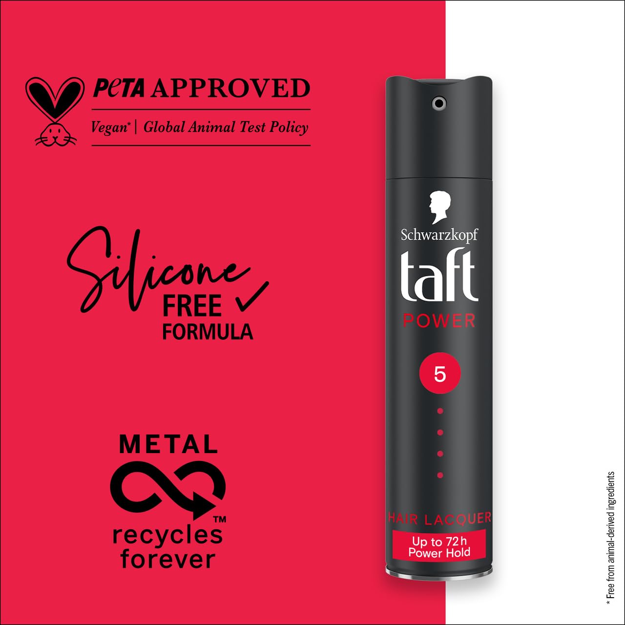 SCHWARKOPF taft Power 5 Lacquer Strong hold hair spray 250ML Schwarzkopf