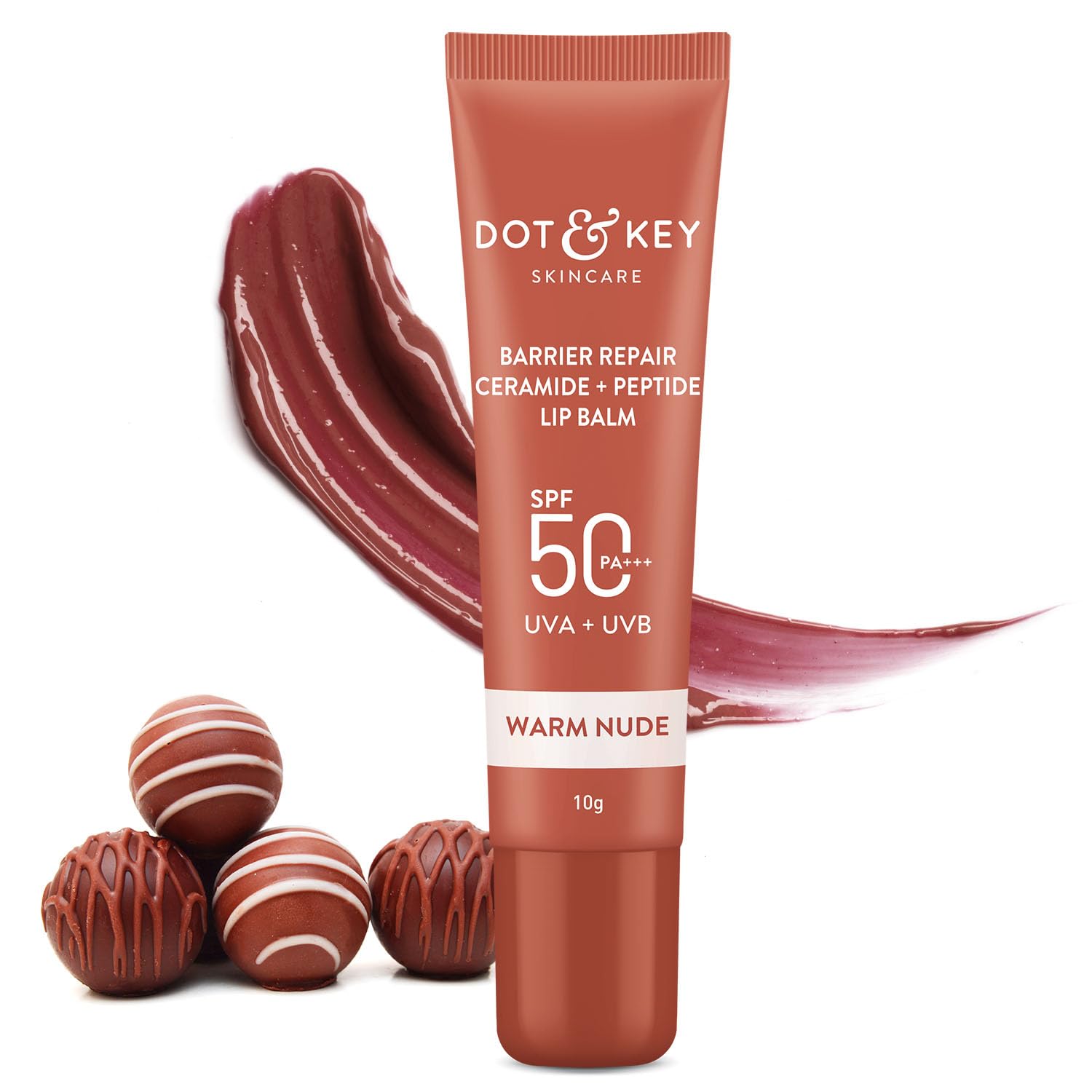 DOT & KEY Ceramide | Peptide Barrier Repair Lip Balm SPF 50 PA+++ | 10G Dot & Key