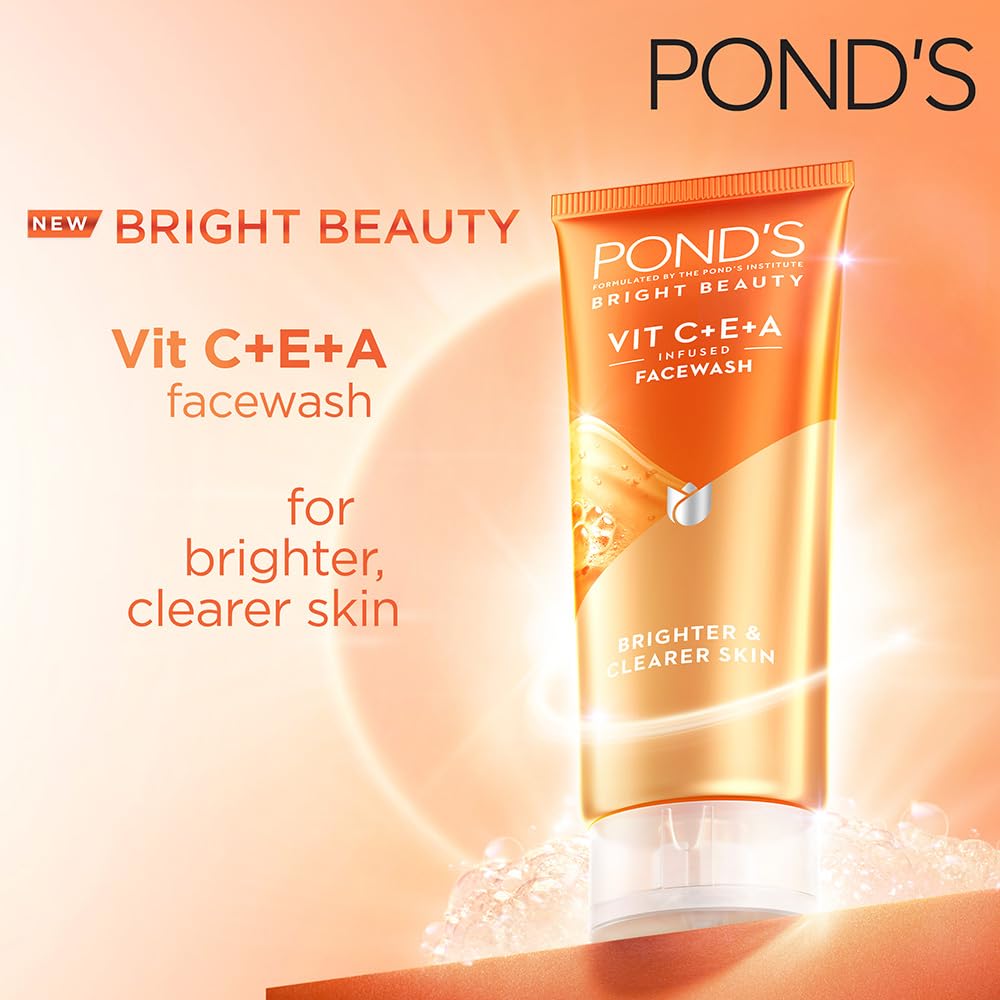 POND'S Bright Beauty Vit C+E+A Gel Face Wash 100ml Beauty Bumble