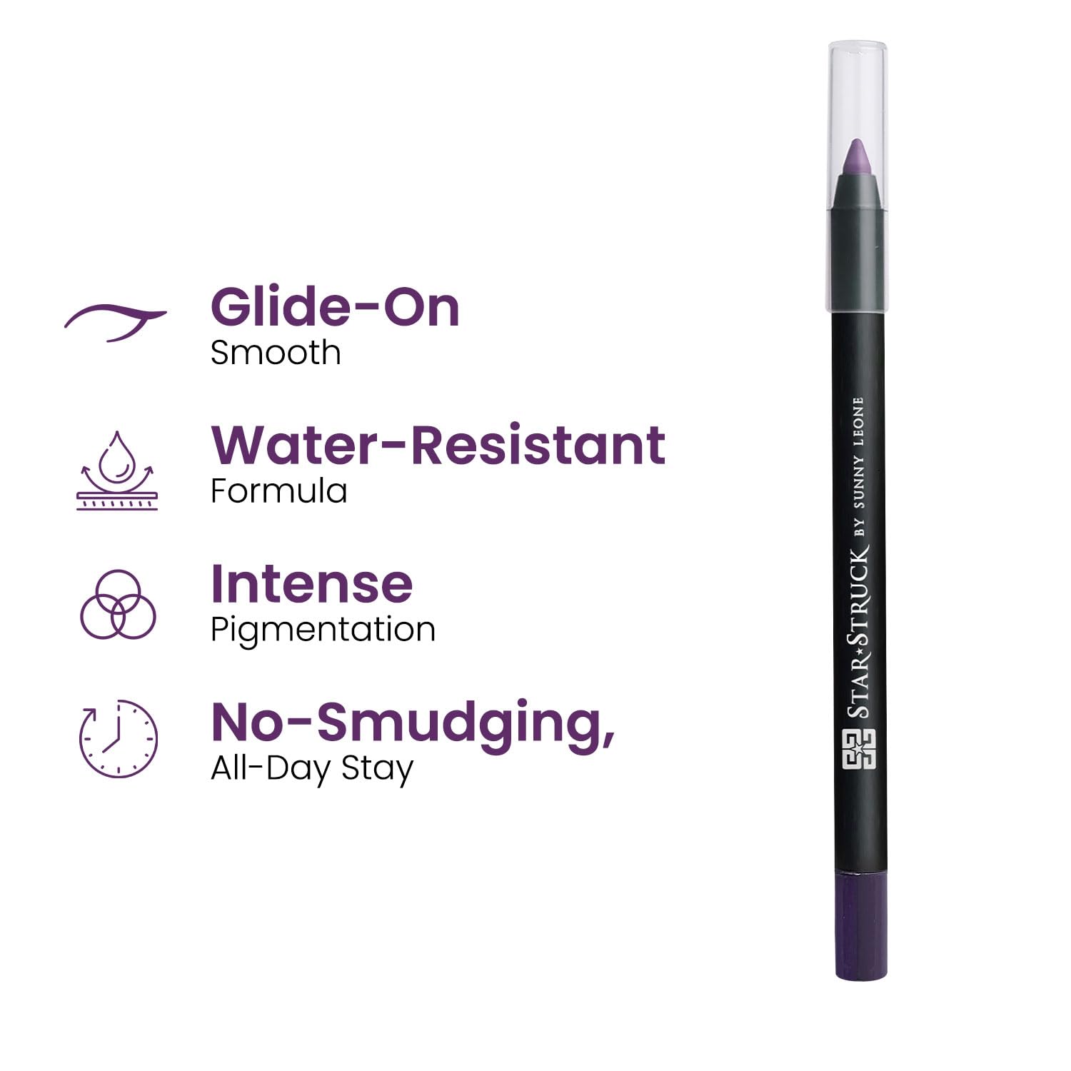 Star Struck Colored Eye Liner Pencil (Purple) 1.2g Star Struck