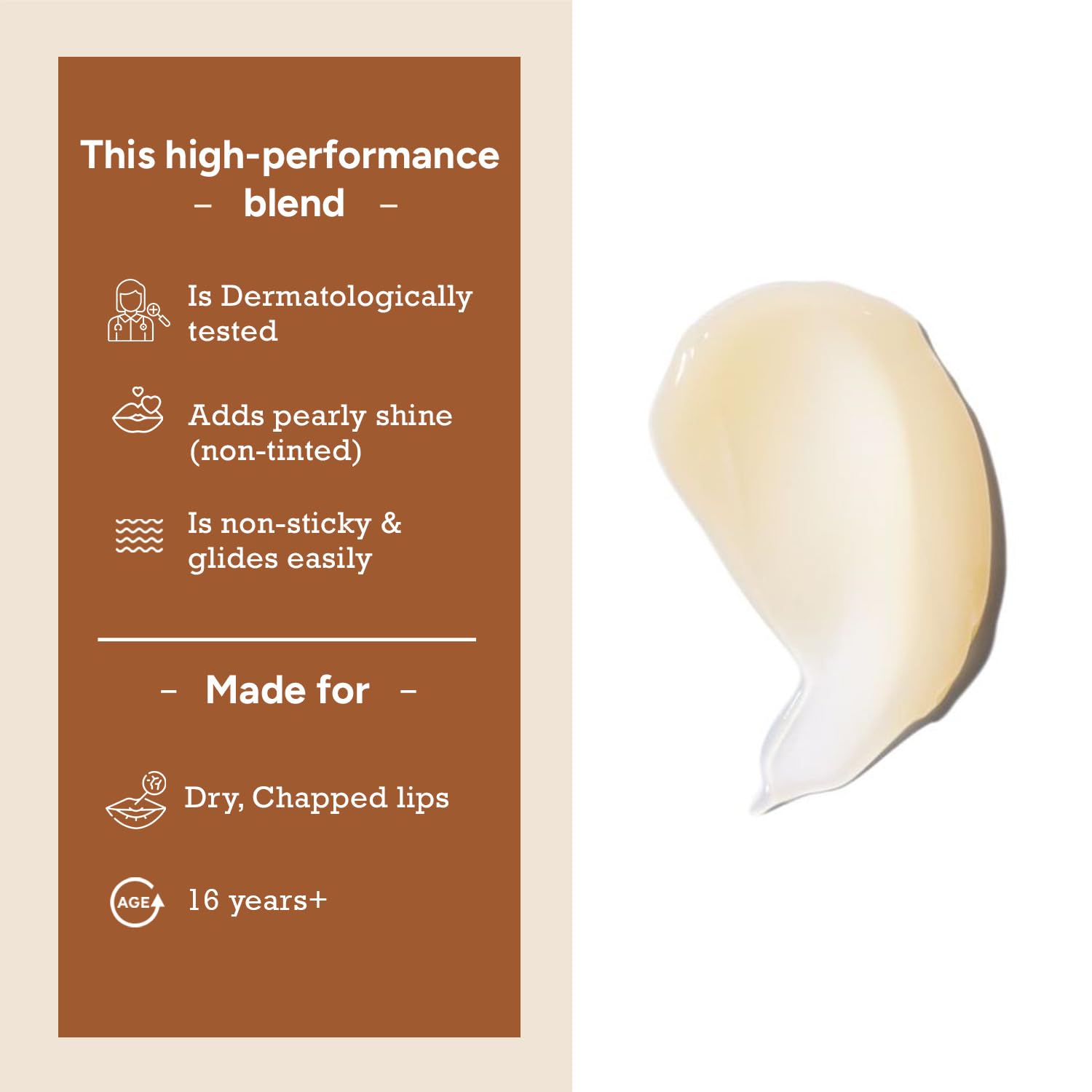 CITTA Lip Balm with Ceramides & Shea Butter | Lip Glow Masque that repairs & restores Dry, Chapped Lips | Adds Natural Shine | Lip Treatment for Men & Women | 5g CITTA