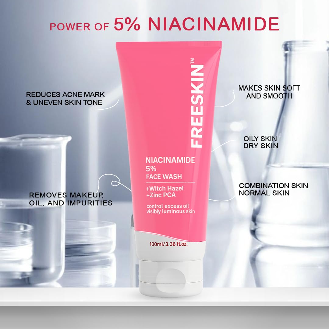 Freeskin Niacinamide 5% Face Wash 100ML freeskin