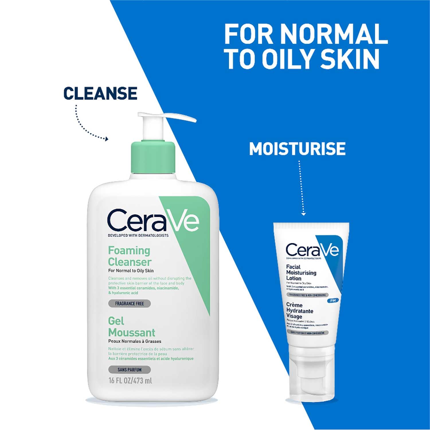 CeraVe PM Facial Moisturizing Lotion For Normal To Dry Skin (52ml) - Formulated With 3 Essential Ceramides, Niacinamide And Hyaluronic Acid | Ultra Lightweight Night Cream CeraVe