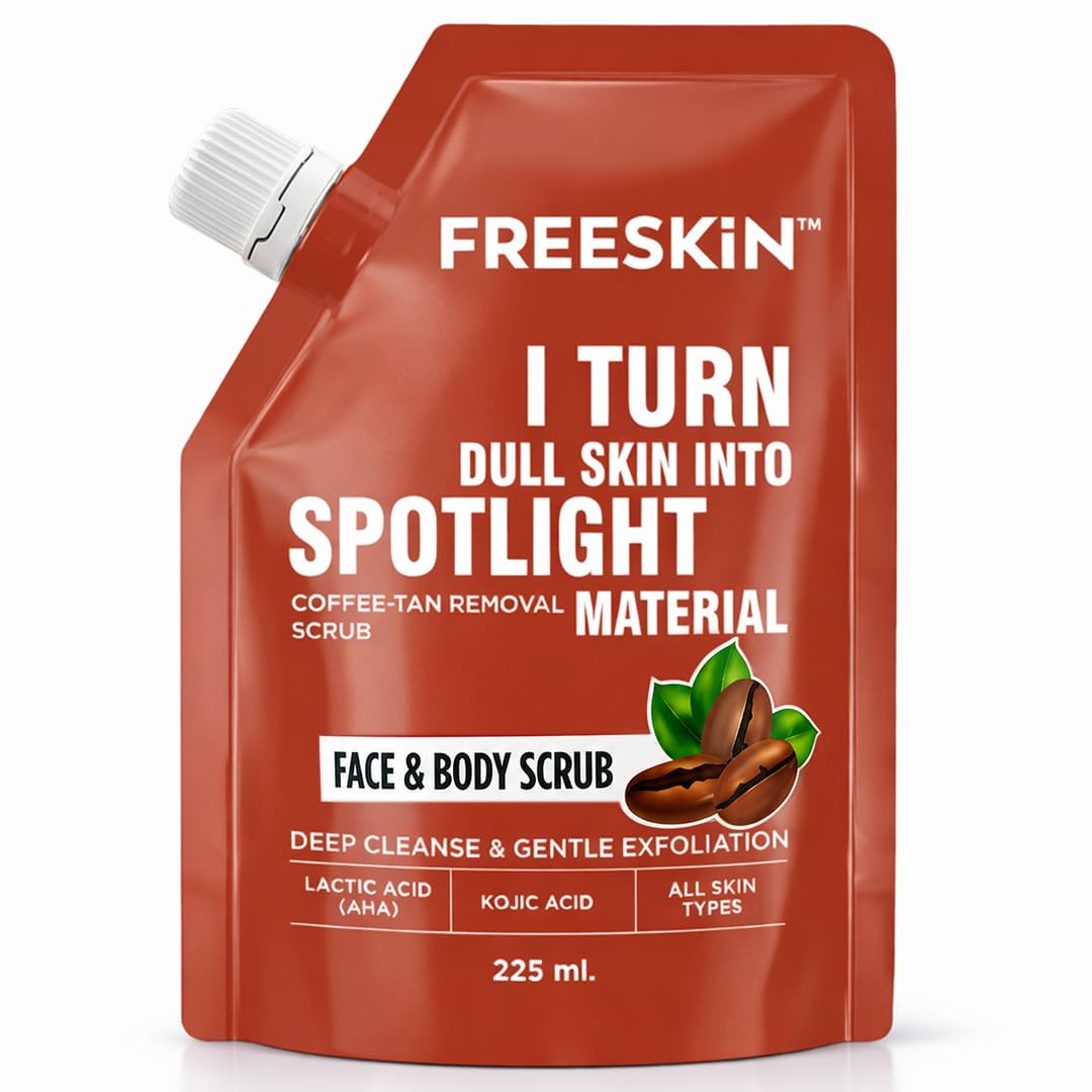 Freeskin Coffee Tan Removal Scrub 225ML freeskin