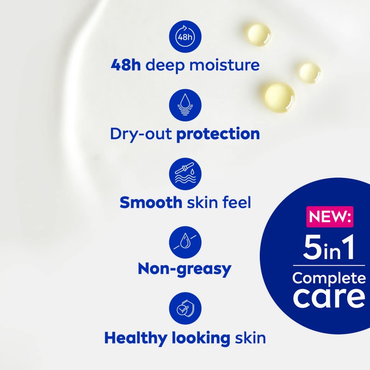 NIVEA Shea Smooth 200ml Body Lotion | 48 H Moisturization | With Deep Moisture Serum & Shea Butter | Non Greasy & Healthy Looking Skin |For Dry Skin NIVEA