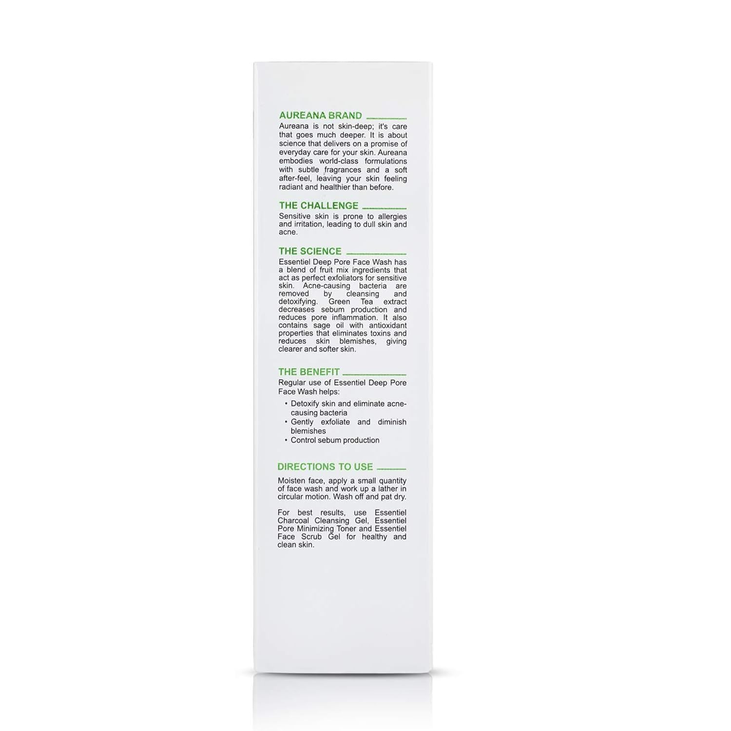 Click to see full view Aureana Essentiel Deep Pore Face Wash with Salicylic Acid (50ml) I Exfoliating Face Wash for Women & Men I Vegan, Hypoallergenic & Dermatologically Tested BEAUTY BUMBLE
