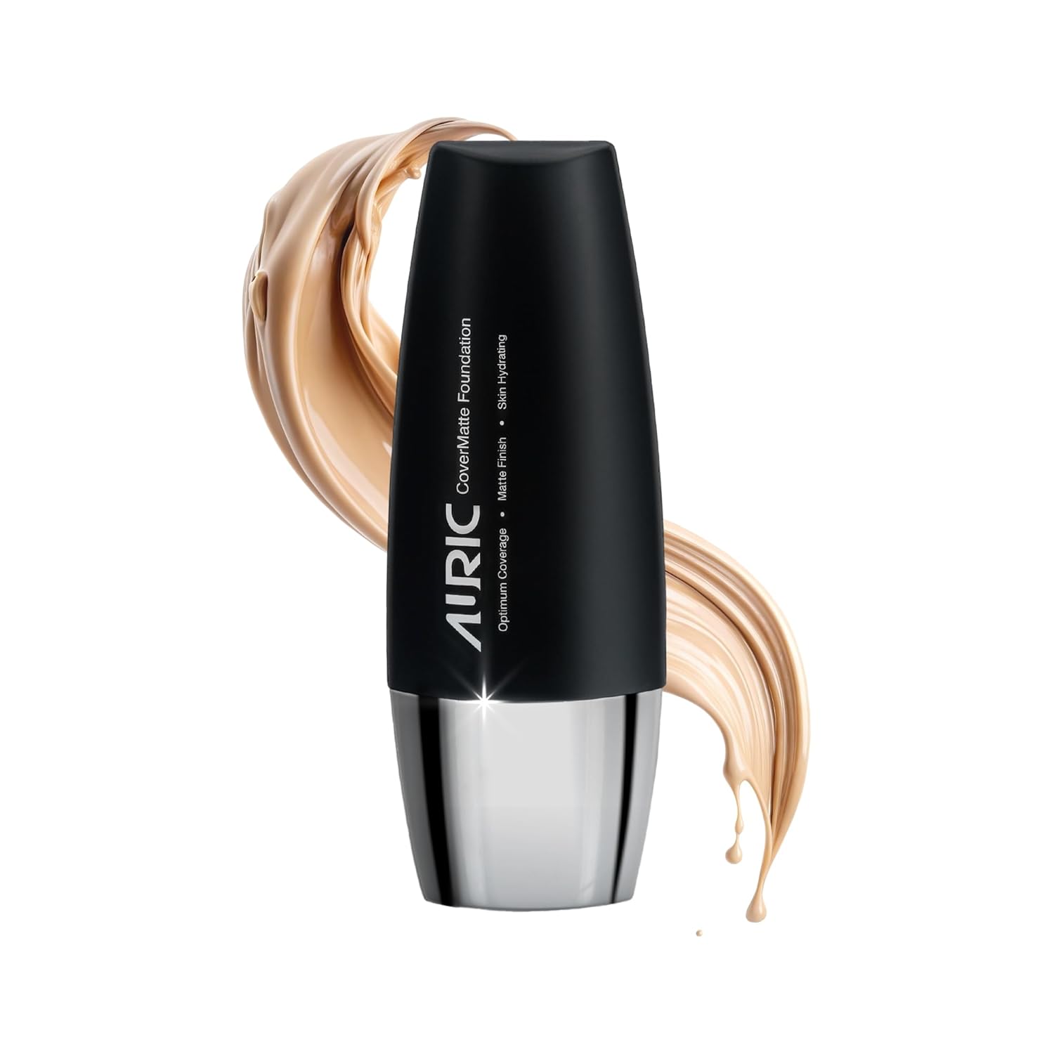 AURIC BEAUTY PRODUCTS PRIVATE LIMITED Full All Skin Covermatte Flawless Finish Hydrating & Long Lasting Liquid Foundation With Matte Finish & Optimum Coverage I Paraben Free Beauty Bumble