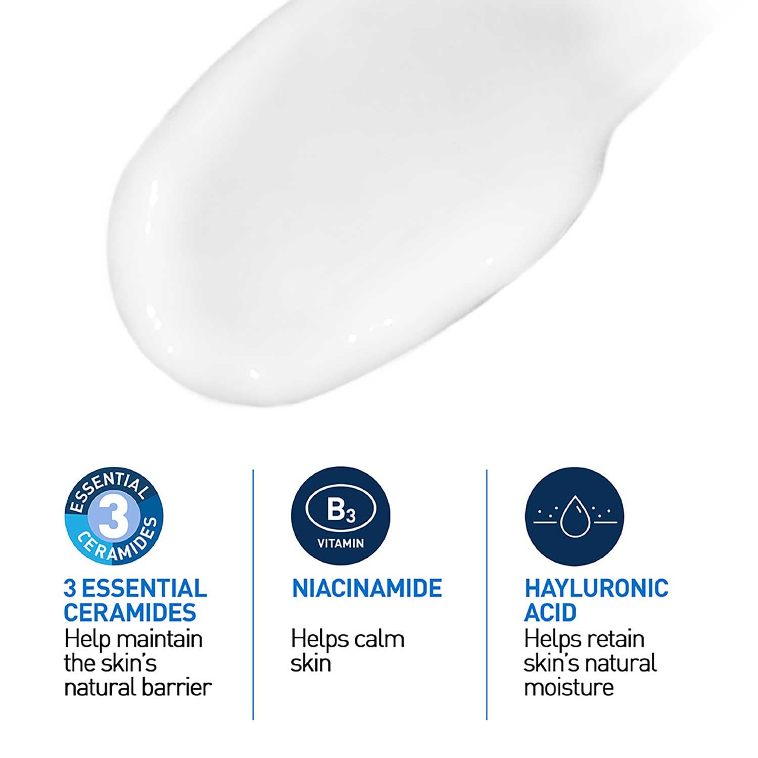 CeraVe PM Facial Moisturizing Lotion For Normal To Dry Skin (52ml) - Formulated With 3 Essential Ceramides, Niacinamide And Hyaluronic Acid | Ultra Lightweight Night Cream CeraVe