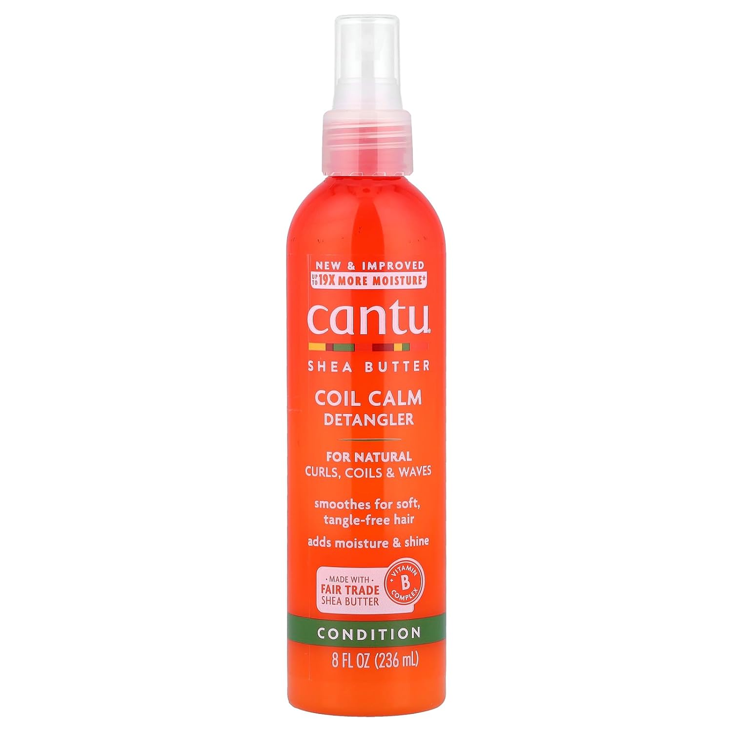 CANTU Detangler Shea Butter Coil Calm Spray, 230 ml CANTU