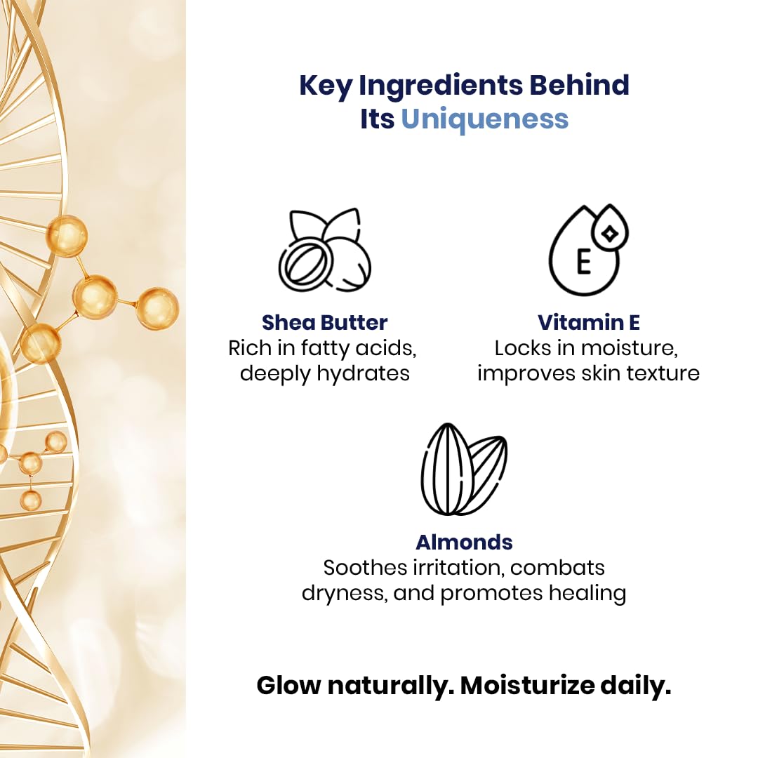 Uncap Everyday Moisturizing Lotion with Shea Butter & Vitamin E | Deep Nourishment, Hydration & Skin Soothing | Suitable for All Skin Types – 150 ml Uncap