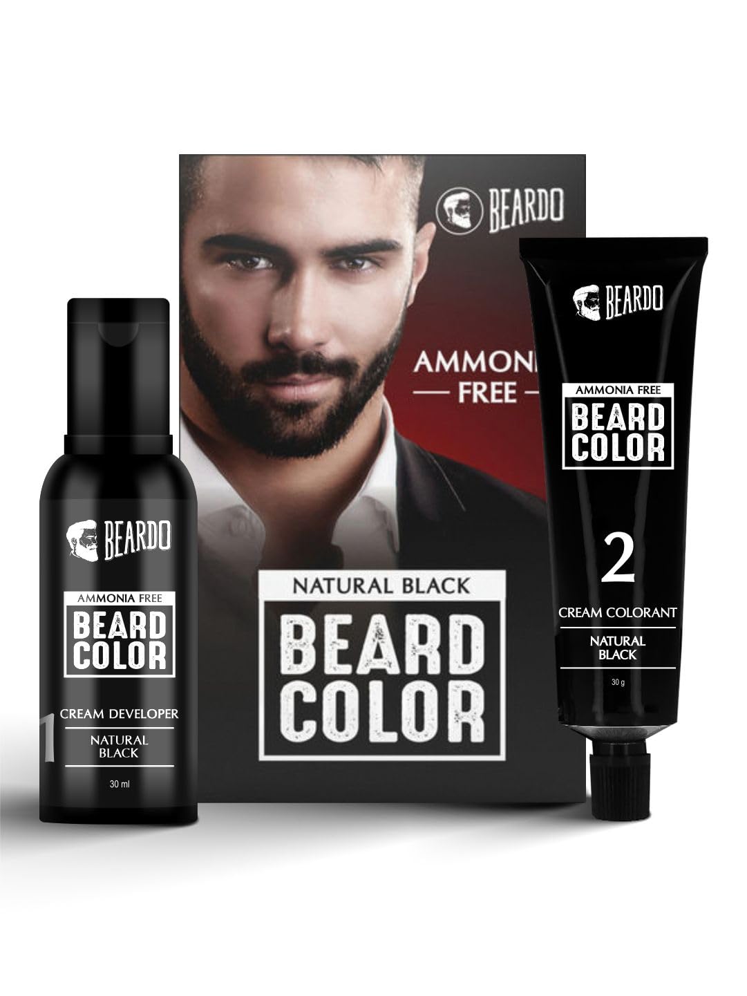 Beardo Beard Color For Men- Natural Black 30 ml Beardo
