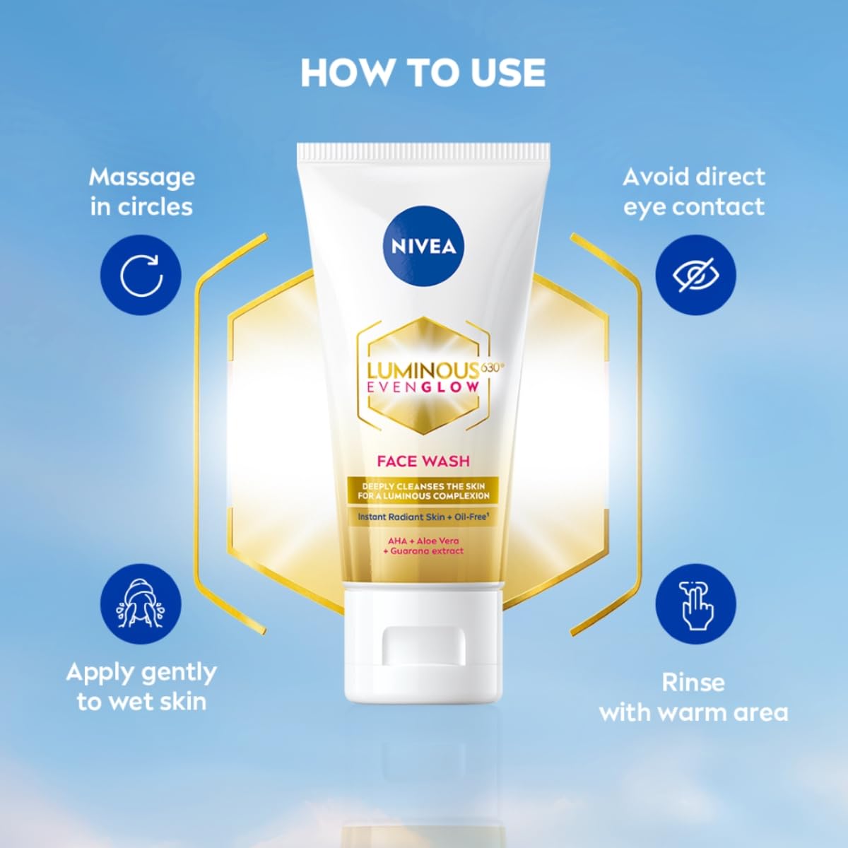 Nivea Luminous Evenglow Face Wash NIVEA