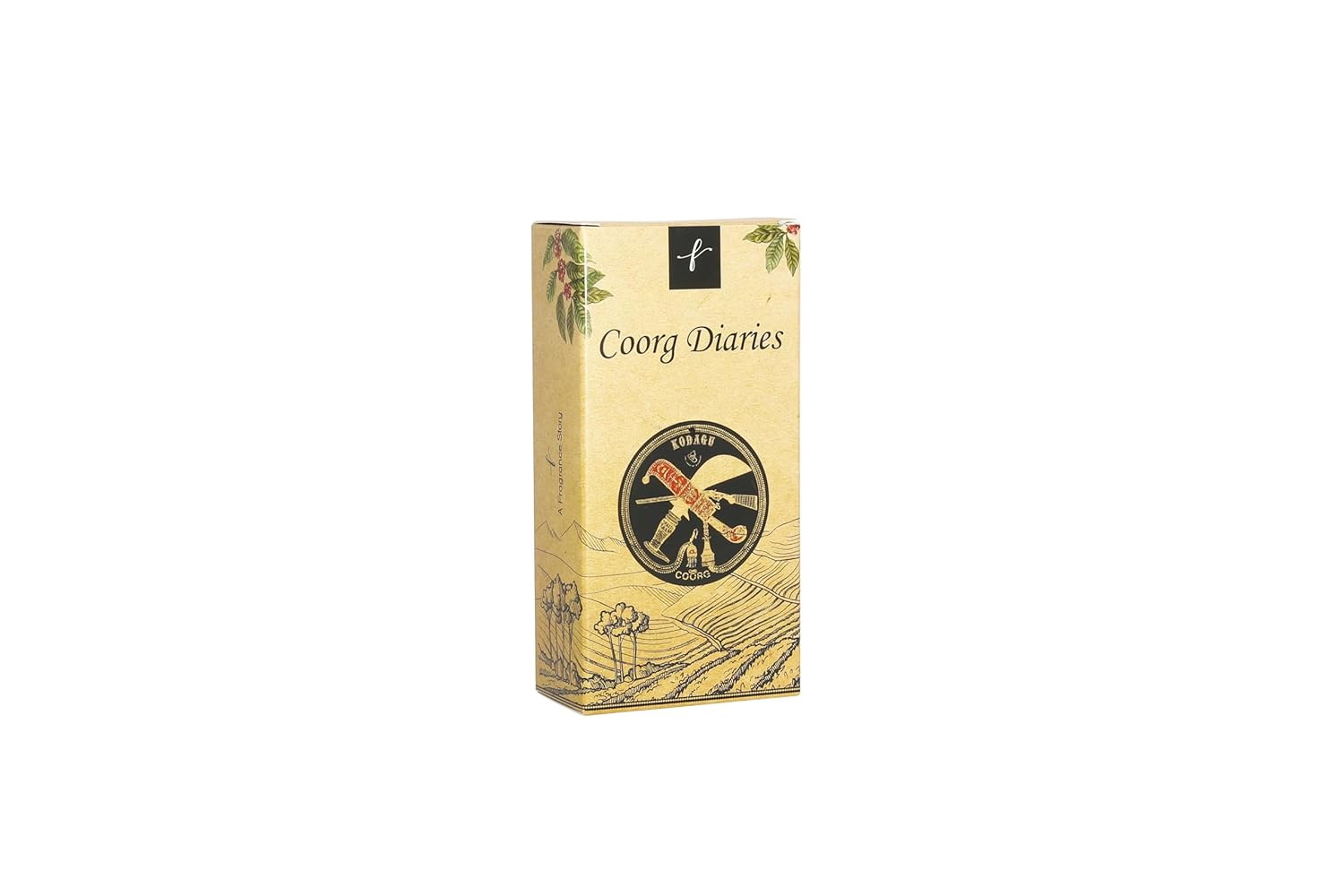 A Fragrance Story | Coorg Diaries Eau De Parfum 50ml | Unisex Perfume | Blend of Coffee, Vanilla & Rose A Fragrance Story