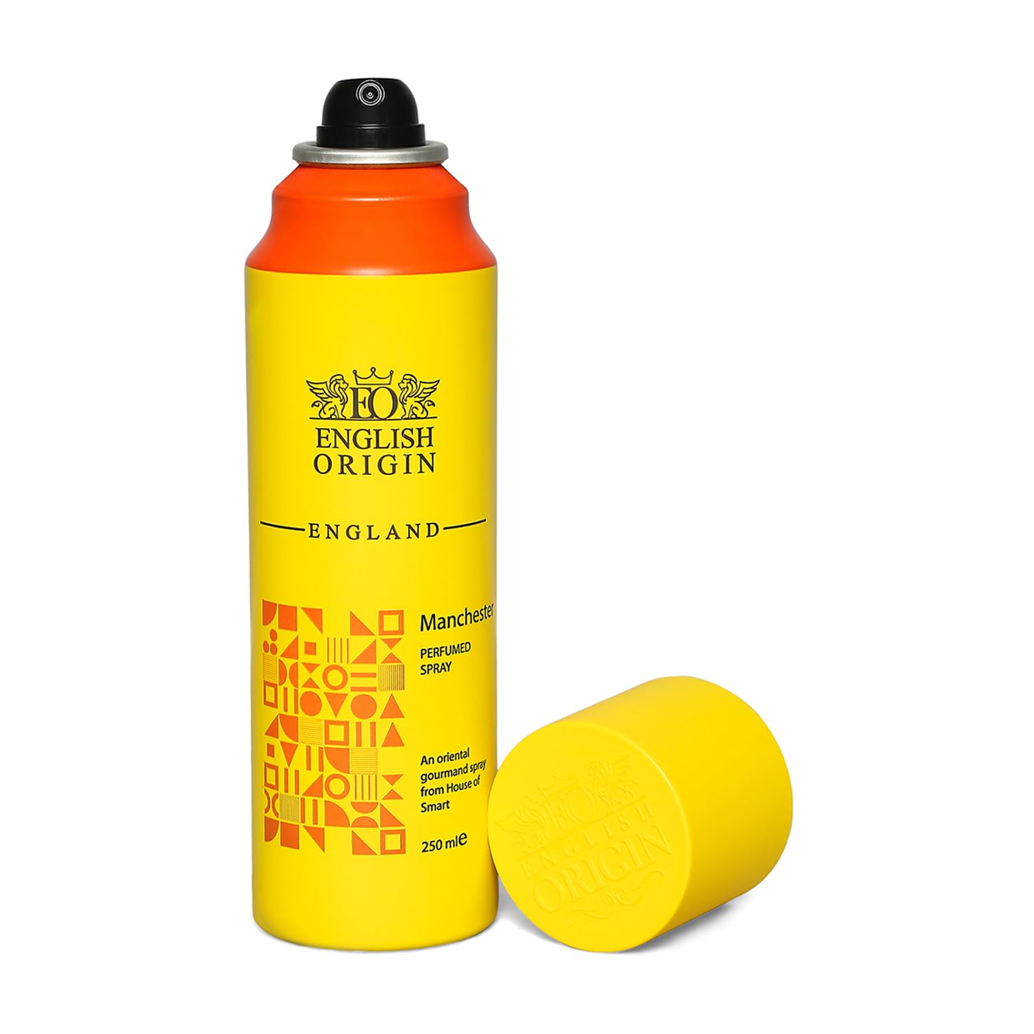 English Origin Manchester | Oriental Gourmand Spray | Deodorants for Men | Patchouli & Sandalwood Spicy Notes | 250 ML | Long Lasting Deo ENGLISH ORIGIN