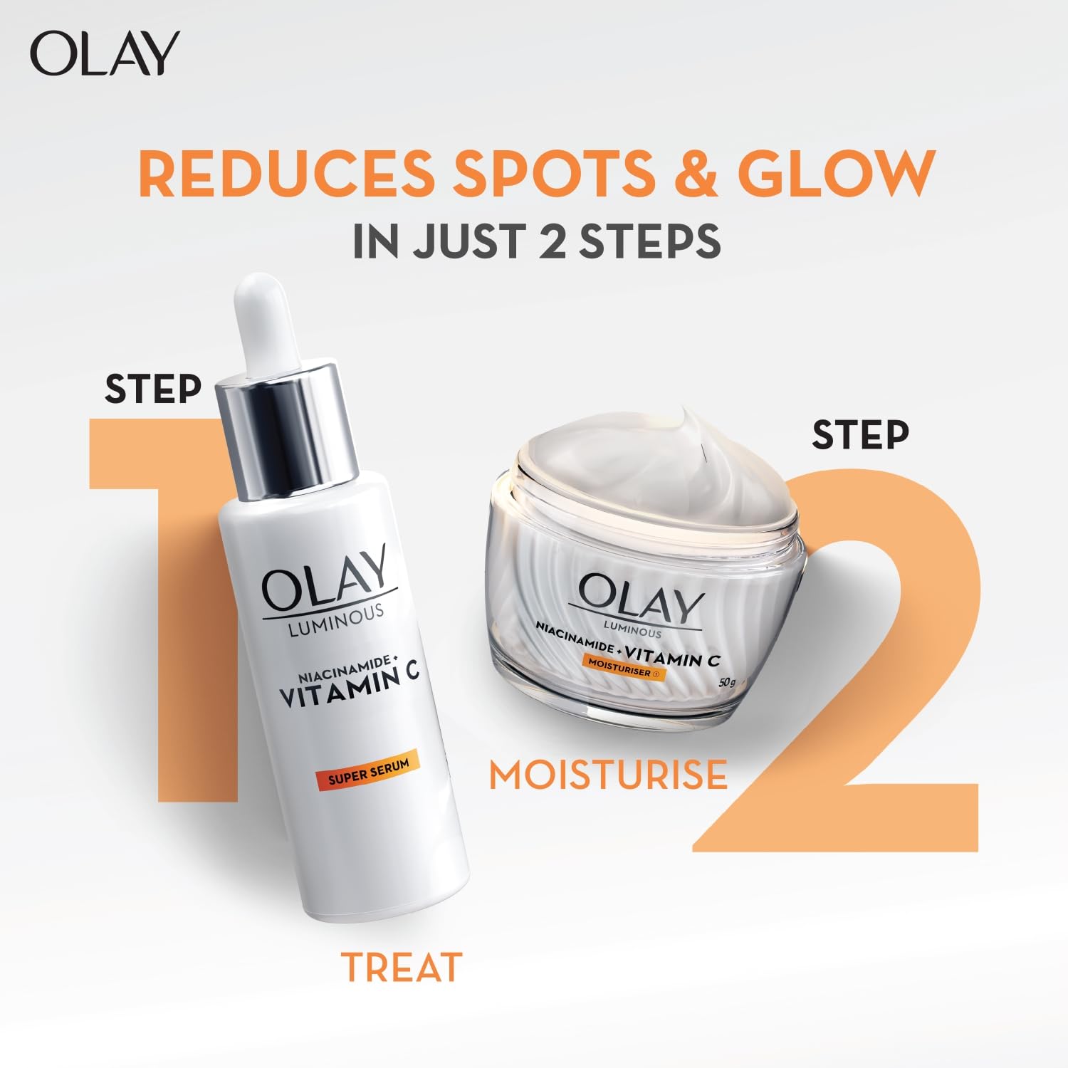 Olay Vitamin C Face Serum with Niacinamide l Even Glow & Smooth Texture l Normal, Oily, Dry & Combination Skin l Parabens & Sulphate-free l 30ml Olay