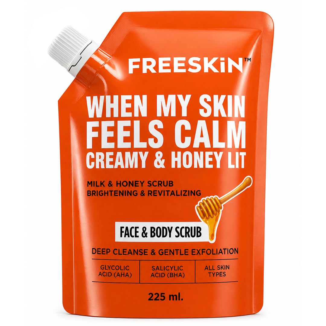 Freeskin Milk & Honey Scrub 225ML freeskin