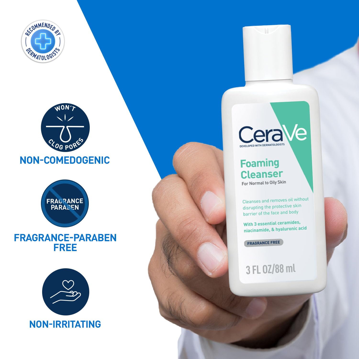 Cerave Foaming cleanser Normal to Oily Skin 88ml CeraVe
